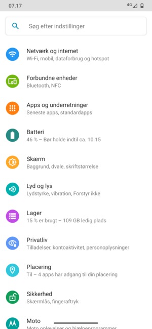 Vælg Placering