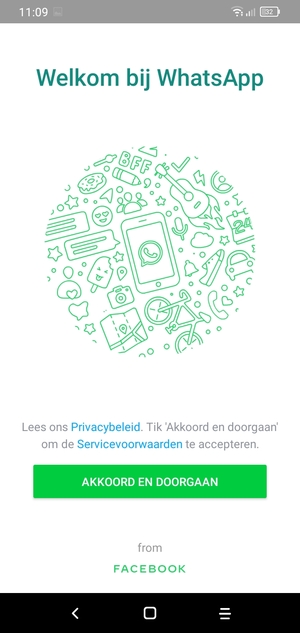 Uw app is klaar voor gebruik