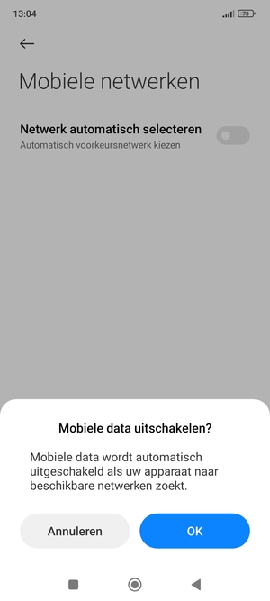 Selecteer OK