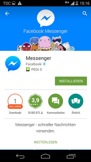 Wählen Sie INSTALLIEREN