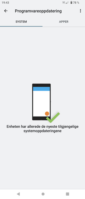 Velg menyknappen