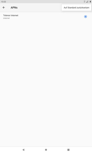 Wählen Sie Auf Standard zurücksetzen