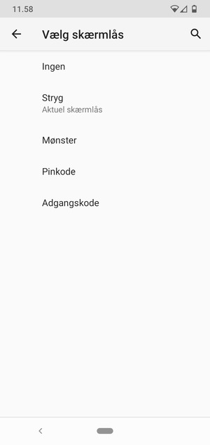Vælg Mønster
