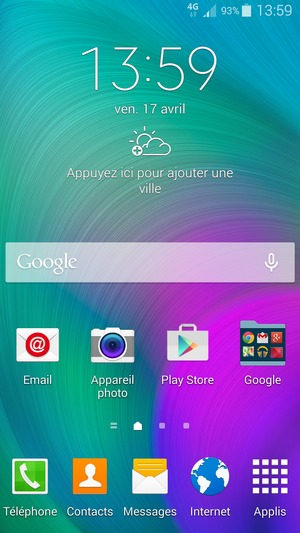 Sélectionnez Applis