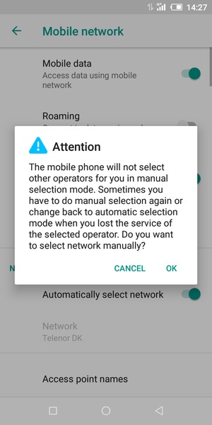 Select OK
