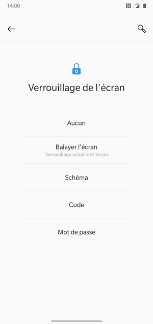 Sélectionnez Schéma