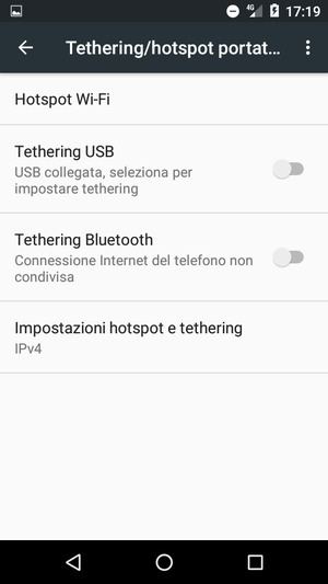 Seleziona Hotspot Wi-Fi
