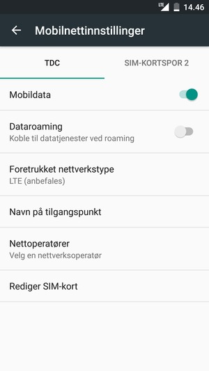 Velg Public og Navn på tilgangspunkt