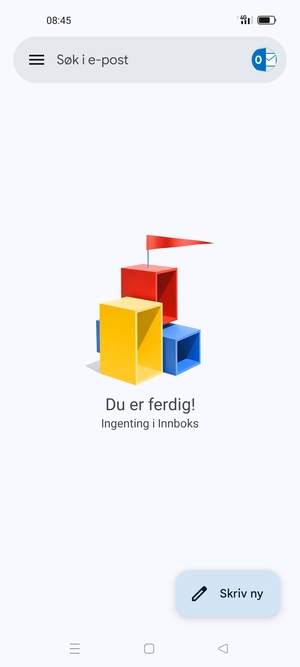 Hotmail er klar til bruk