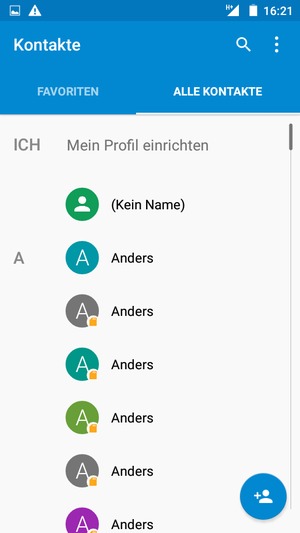 Wählen Sie die Menü-Taste