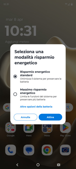 Seleziona Attiva