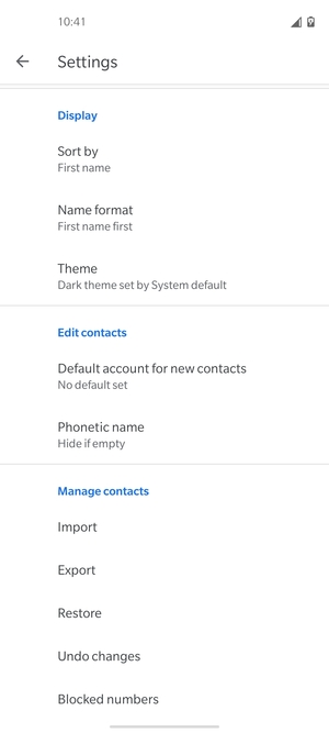 Select Import