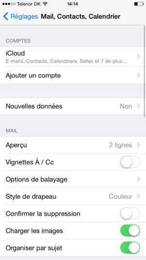 Sélectionnez Ajouter un compte