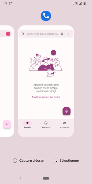 Faites glisser les applis vers le haut pour les fermer