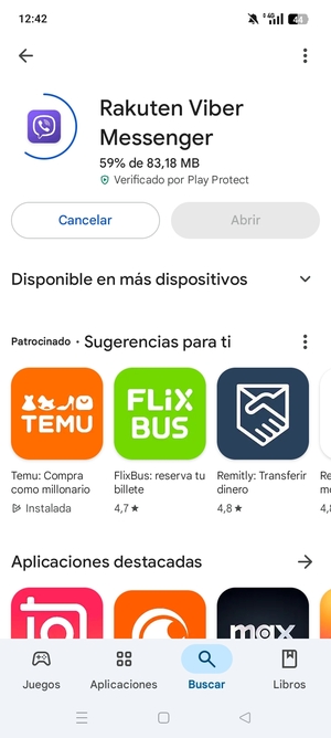 Espere a que el proceso de instalación finalice