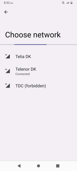 Wait for the search to finish