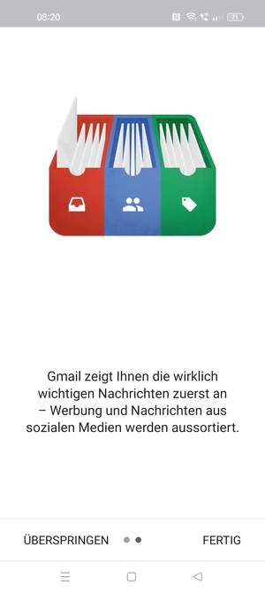 Wählen Sie FERTIG