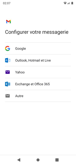 Sélectionnez Autre