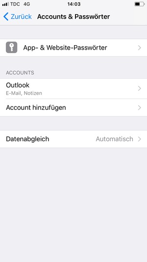 Wählen Sie Datenabgleich