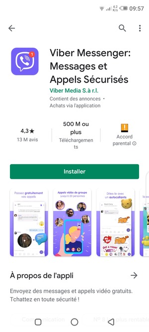 Sélectionnez Installer
