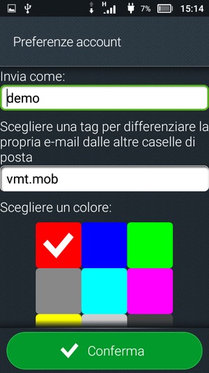 Scegli un nome per il tuo account e inserisci il tuo nome. Seleziona Conferma