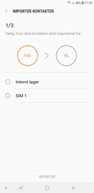 Vælg SIM