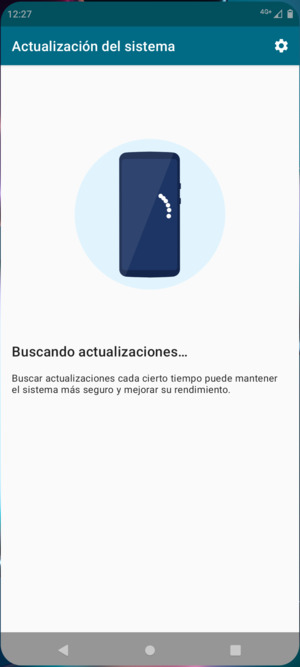 Espere a que la búsqueda termine