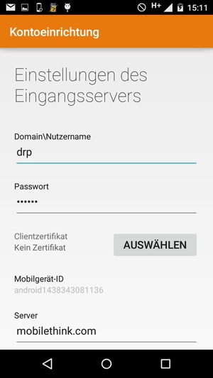 Geben Sie Benutzername ein