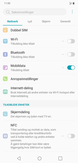 Velg Nettverk