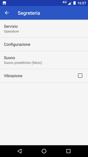 Seleziona Configurazione