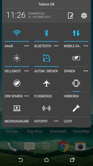 Schalten Sie SPAREN ein