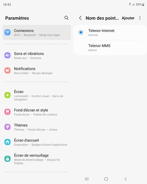 Votre téléphone est maintenant configuré pour les MMS