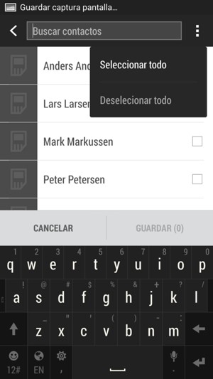 Seleccione Seleccionar todo