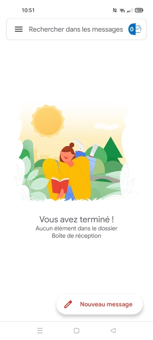 Votre messagerie Hotmail est prête à l'emploi