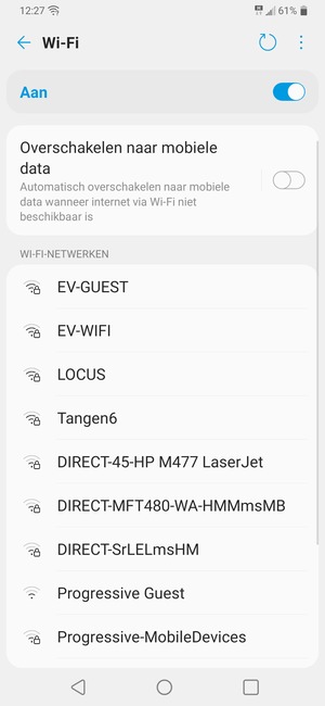 Selecteer het draadloze netwerk waarmee u verbinding wilt maken