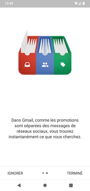Sélectionnez TERMINÉ