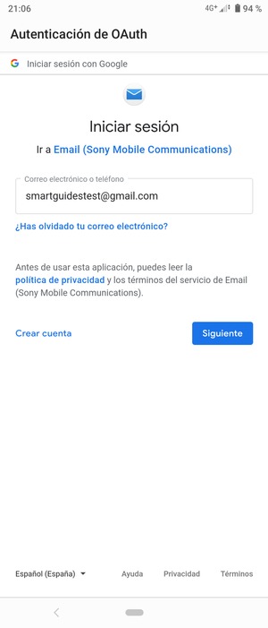 Seleccione Siguiente