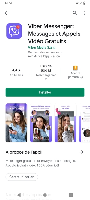 Sélectionnez Installer