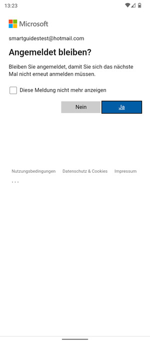 Wählen Sie Ihre gewünschte Option