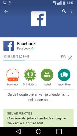 Wacht tot het installatieproces beëindigd is