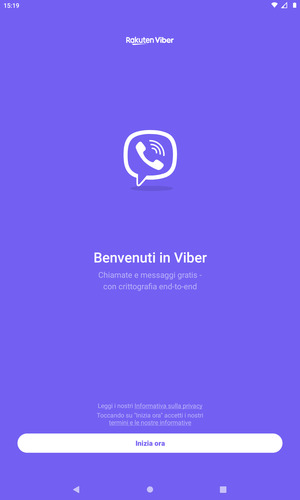 L'app è pronta per l'uso