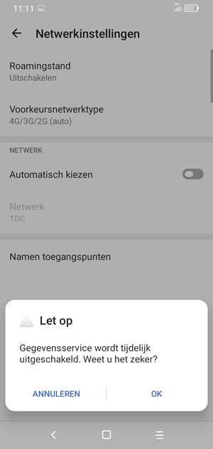 Selecteer OK