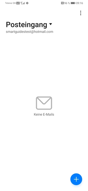 Ihr Hotmail Konto ist einsatzbereit