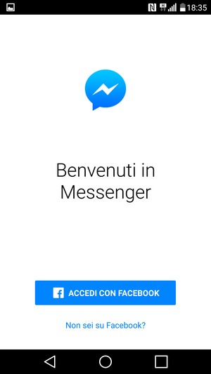 L'app è pronta per l'uso