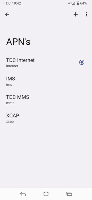 Selecteer de Menu-knop