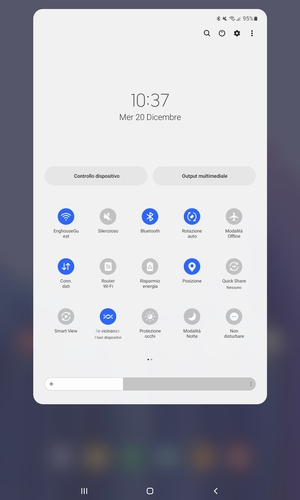 Disattiva Wi-Fi e Bluetooth