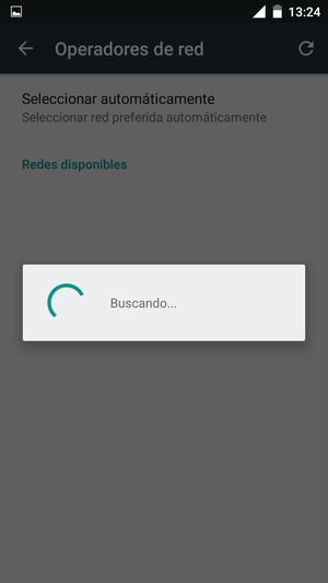 Espere a que la búsqueda termine