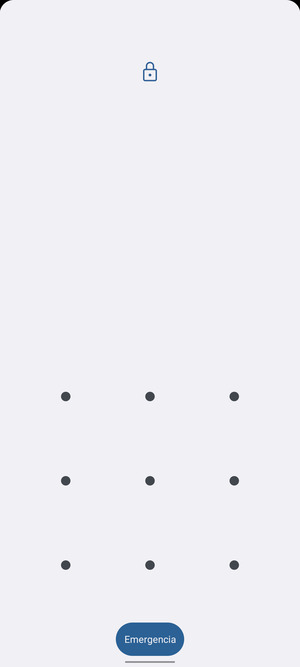 El teléfono ha sido asegurado con un bloqueo de pantalla