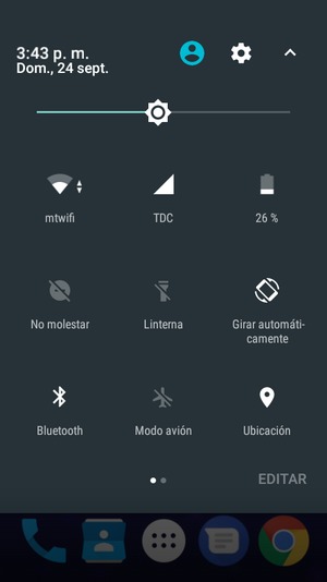 Desactive Wi-Fi y Bluetooth