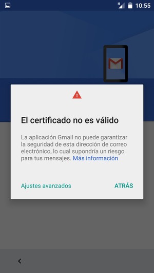 Seleccione ATRÁS